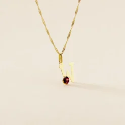 Histoire d'Or Pendentif Helidie Coccinelle Lettre Or Jaune Sale