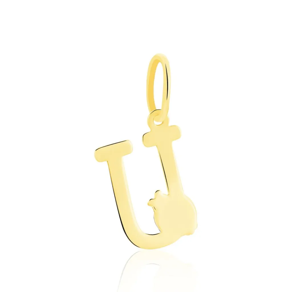 Histoire d'Or Pendentif Helidie Coccinelle Lettre Or Jaune Sale