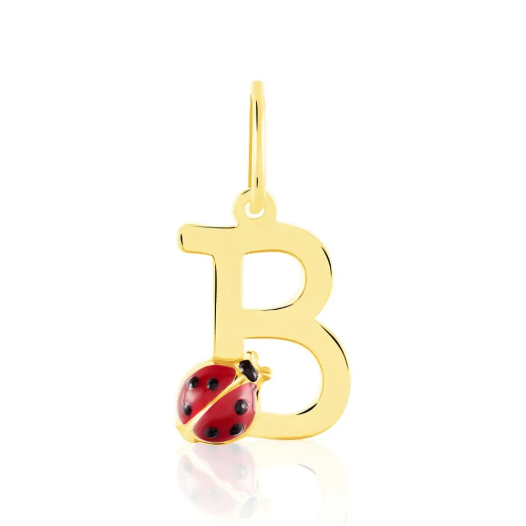 Histoire d'Or Pendentif Helidie Coccinelle Lettre Or Jaune Online