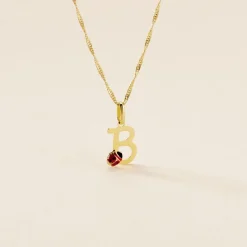 Histoire d'Or Pendentif Helidie Coccinelle Lettre Or Jaune Online