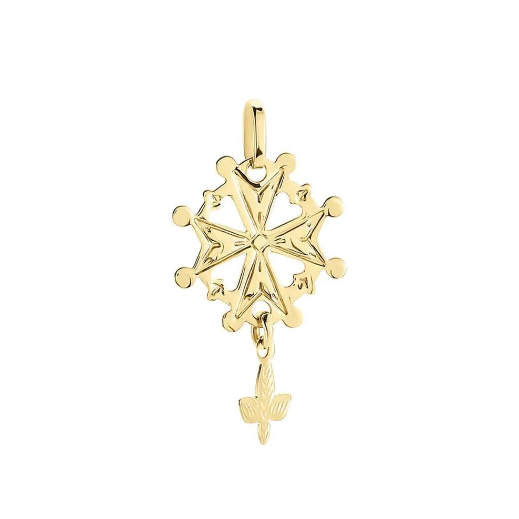 Histoire d'Or Pendentif Huguenote Or Jaune Best