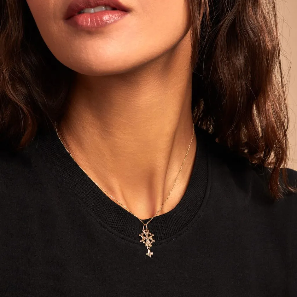 Histoire d'Or Pendentif Huguenote Or Jaune Best