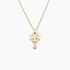 Histoire d'Or Pendentif Huguenote Or Jaune Sale