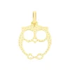 Histoire d'Or Pendentif Ilies Hibou Or Jaune New
