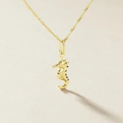 Histoire d'Or Pendentif Illide Hippocampe Or Jaune Online