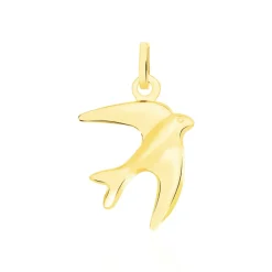 Histoire d'Or Pendentif Illide Hirondelle Or Jaune Sale