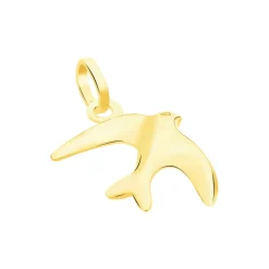 Histoire d'Or Pendentif Illide Hirondelle Or Jaune Sale