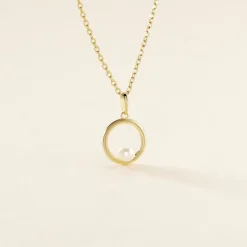 Histoire d'Or Pendentif Imelie Or Jaune Perle De Culture Outlet