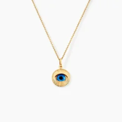 Histoire d'Or Pendentif Invannie Or Jaune Pierre Synthétique New