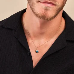 Histoire d'Or Pendentif Invannie Or Jaune Pierre Synthétique New