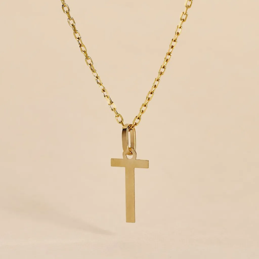 Histoire d'Or Pendentif Ionia Lettre or jaune