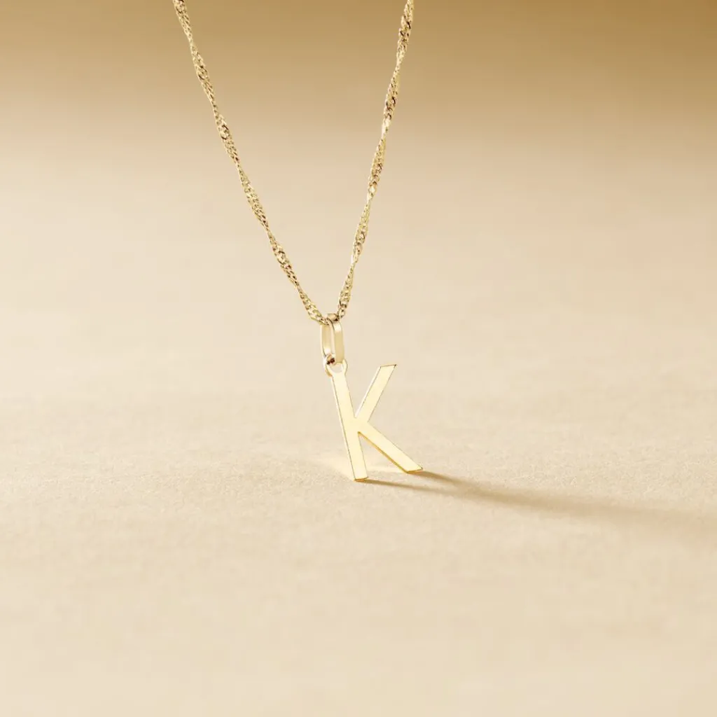 Histoire d'Or Pendentif Ionia Lettre or jaune Clearance
