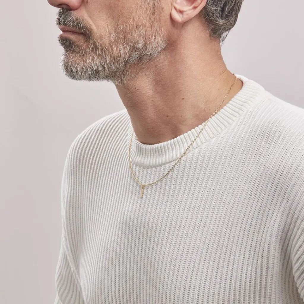 Histoire d'Or Pendentif Ionia Lettre or jaune