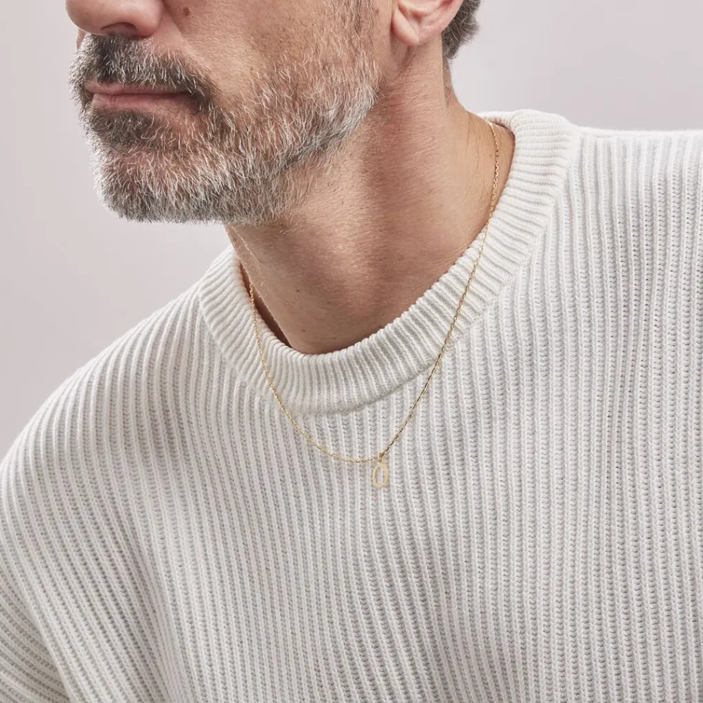 Histoire d'Or Pendentif Ionia Lettre or jaune New