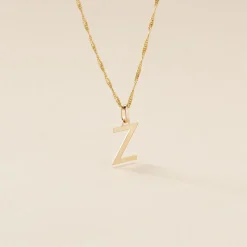 Histoire d'Or Pendentif Ionia Lettre or jaune Discount