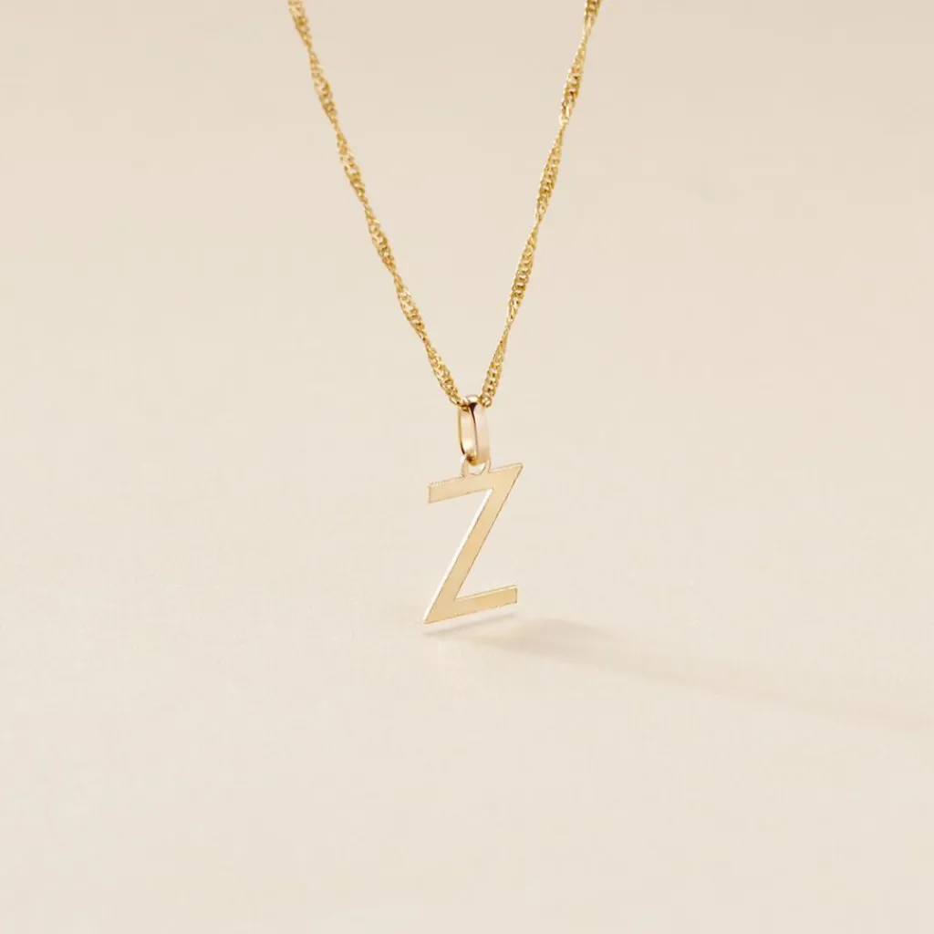 Histoire d'Or Pendentif Ionia Lettre or jaune Discount