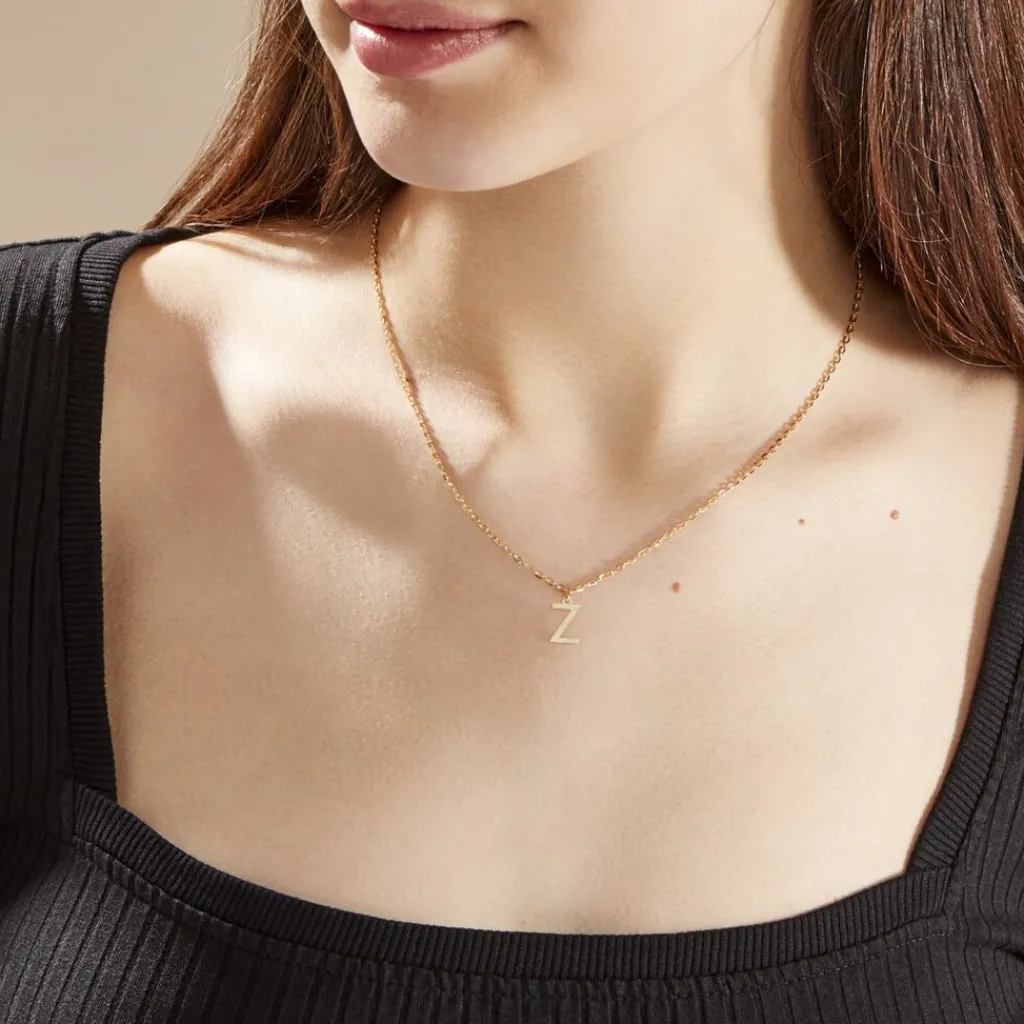 Histoire d'Or Pendentif Ionia Lettre or jaune Discount