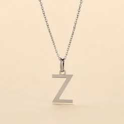 Histoire d'Or Pendentif Ionia Lettre or blanc