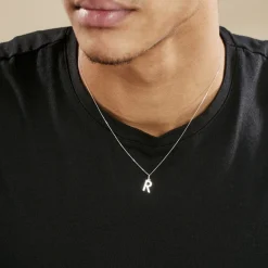 Histoire d'Or Pendentif Ionia Lettre or blanc New