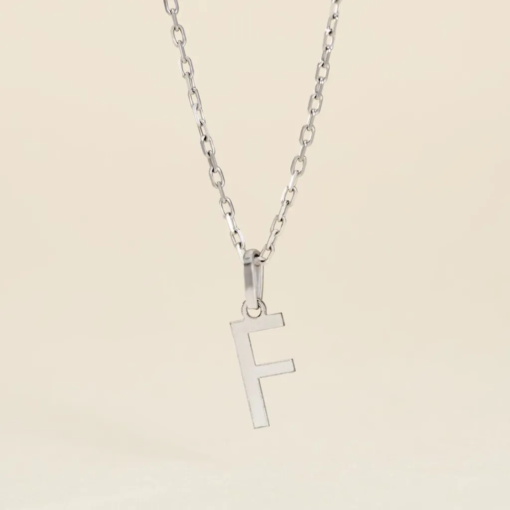 Histoire d'Or Pendentif Ionia Lettre or blanc Hot