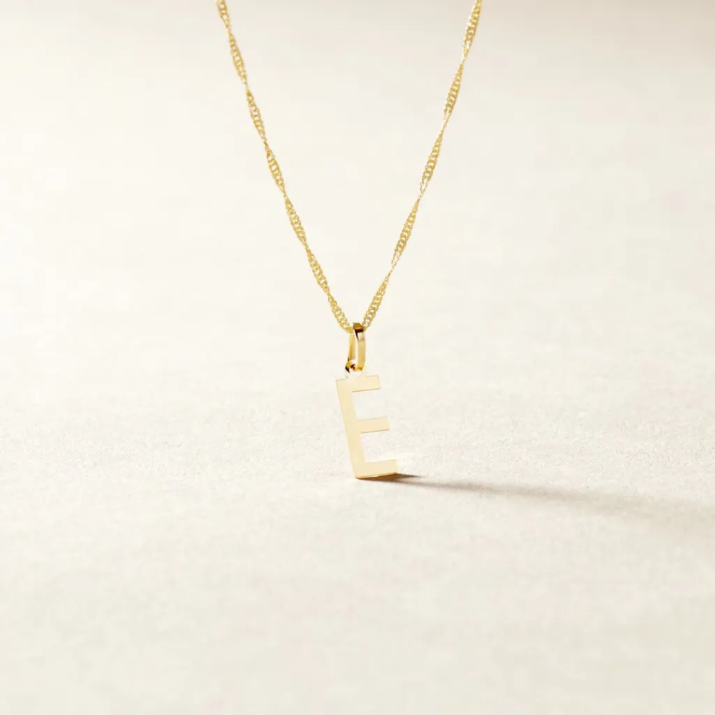 Histoire d'Or Pendentif Ionia Lettre or jaune Online