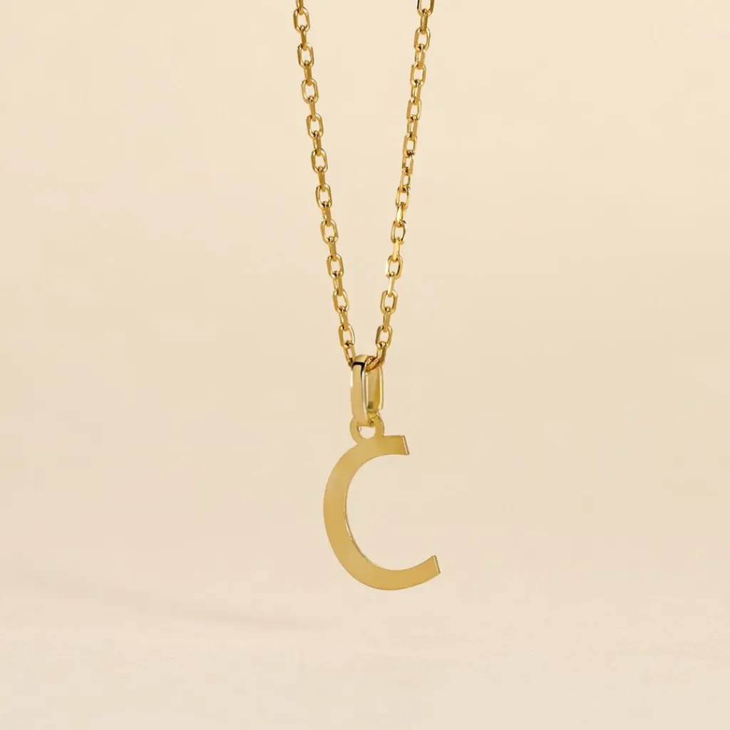 Histoire d'Or Pendentif Ionia Lettre or jaune Hot