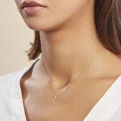 Histoire d'Or Pendentif Ionia Lettre or jaune Hot