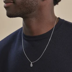 Histoire d'Or Pendentif Ionia Lettre or blanc Discount