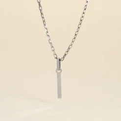 Histoire d'Or Pendentif Ionia Lettre Or Blanc