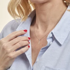 Histoire d'Or Pendentif Ionia Lettre Or Blanc