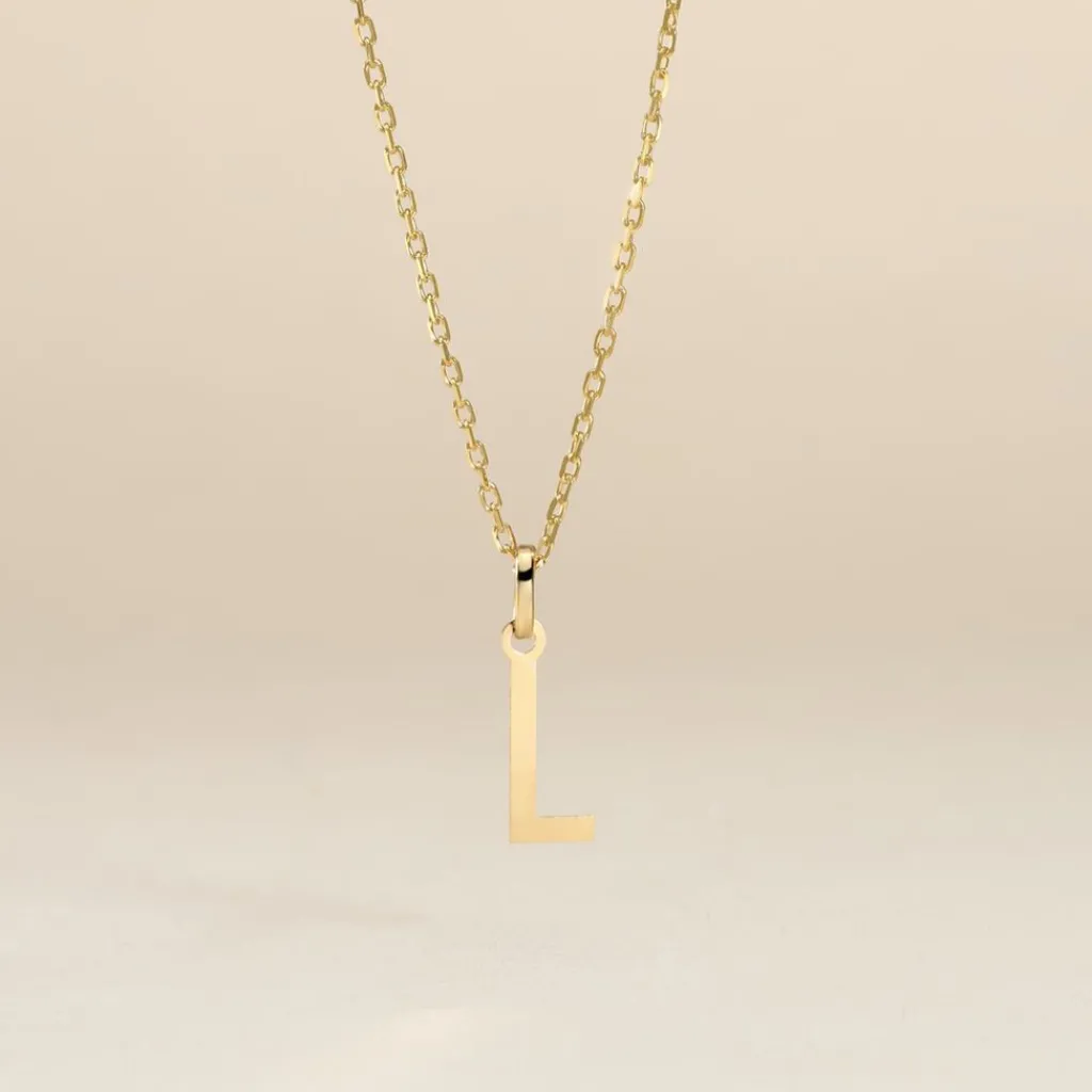 Histoire d'Or Pendentif Ionia Lettre or jaune Online