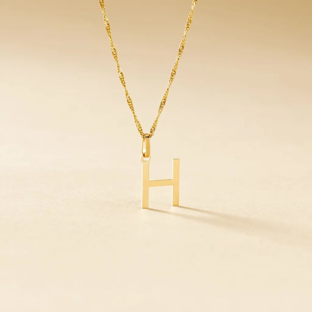 Histoire d'Or Pendentif Ionia Lettre or jaune Clearance