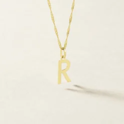 Histoire d'Or Pendentif Ionia Lettre or jaune Discount