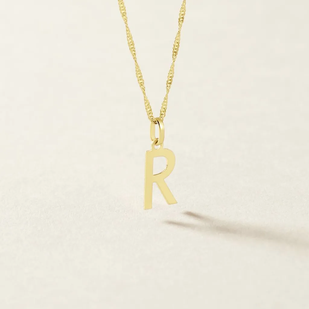 Histoire d'Or Pendentif Ionia Lettre or jaune Discount