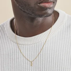 Histoire d'Or Pendentif Ionia Lettre or jaune Discount