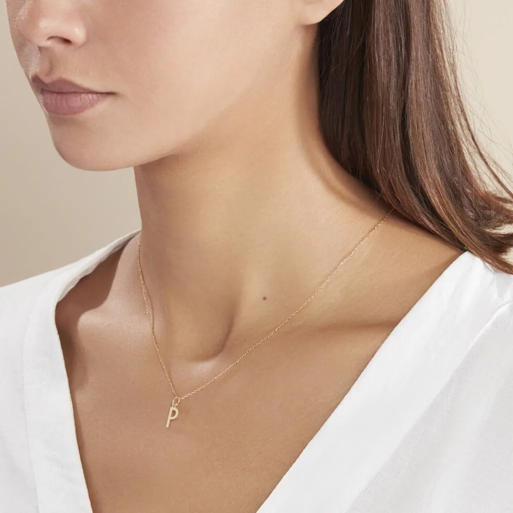 Histoire d'Or Pendentif Ionia Lettre or jaune Discount