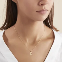 Histoire d'Or Pendentif Ionia Lettre or jaune New