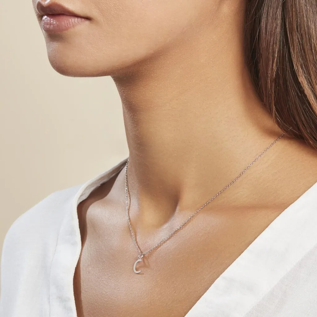 Histoire d'Or Pendentif Ionia Lettre or blanc Clearance