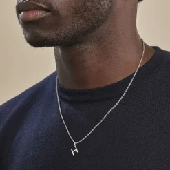 Histoire d'Or Pendentif Ionia Lettre or blanc New