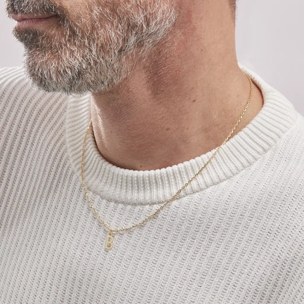 Histoire d'Or Pendentif Ionia Lettre or jaune Outlet