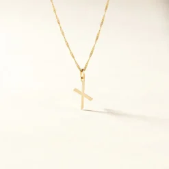 Histoire d'Or Pendentif Ionia Lettre or jaune Online