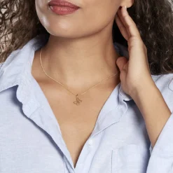 Histoire d'Or Pendentif Jaima Papillon Diamante Or Jaune Clearance