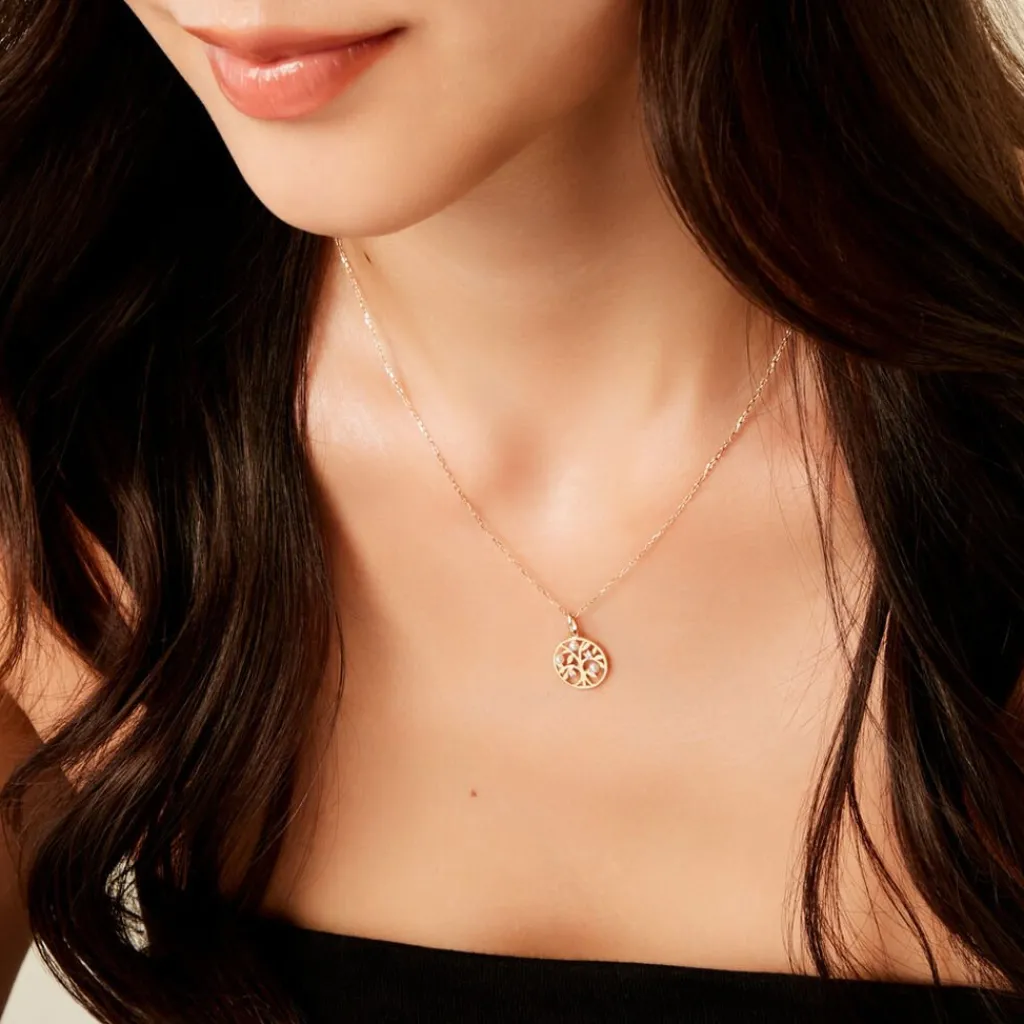 Histoire d'Or Pendentif Jeptha Or Jaune Perle De Culture Oxyde De Zirconium Best