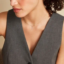 Histoire d'Or Pendentif Klementine Lettre J Or Jaune Oxyde Hot