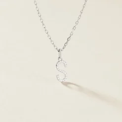 Histoire d'Or Pendentif Klementine Or Blanc Oxyde De Zirconium Hot