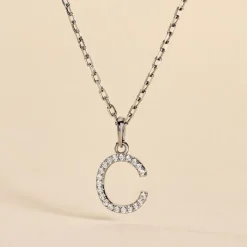 Histoire d'Or Pendentif Klementine Or Blanc Oxyde De Zirconium Discount