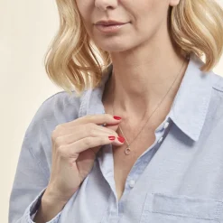 Histoire d'Or Pendentif Klementine Or Blanc Oxyde De Zirconium Discount