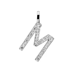 Histoire d'Or Pendentif Klementine Or Blanc Oxyde De Zirconium New