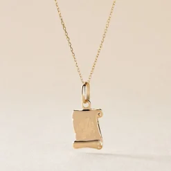 Histoire d'Or Pendentif Lamie Zodiaque Parchemin Or Jaune