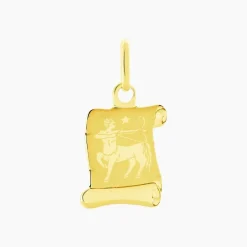 Histoire d'Or Pendentif Lamie Zodiaque Parchemin Or Jaune Discount
